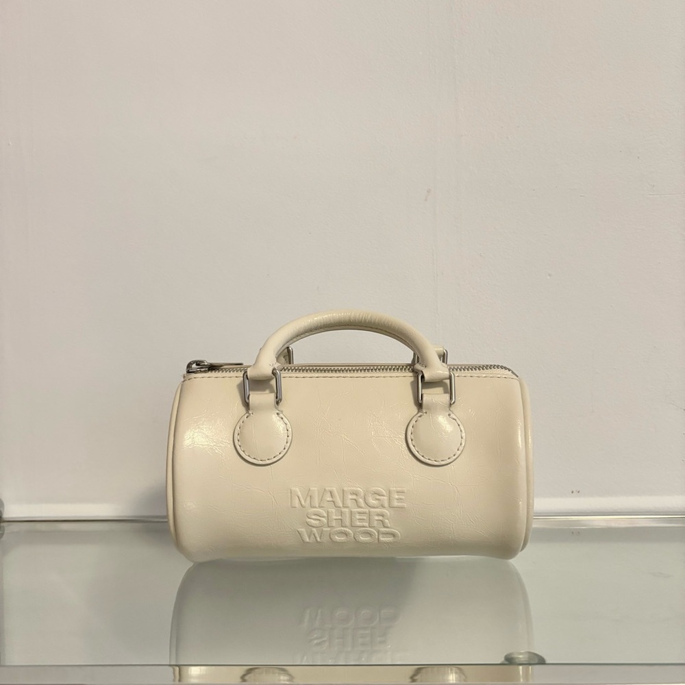 Marge Sherwood Off-White Log Bag